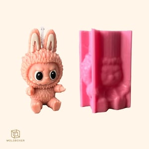 Labubu 3D Silicone Mold - Food Grade & Perfect for Candles