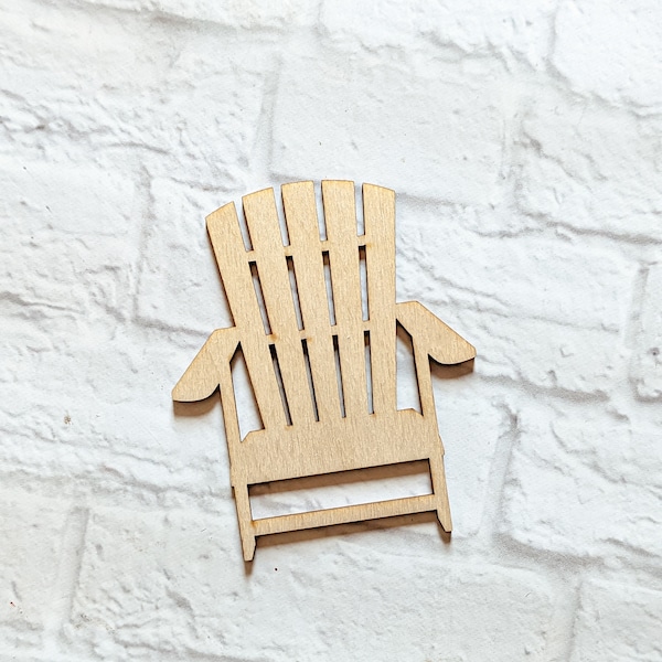 Beach Chair Cut Out - Various Sizes - Summer Blanks - Wooden Blanks- Wooden Shapes - laser cut shape