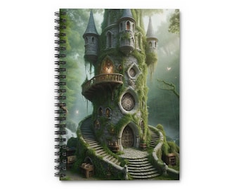 Forest Tower, Spiral Notebook - Ruled Line