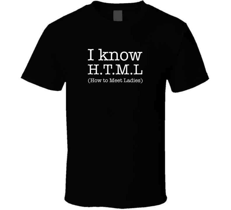silicon valley html shirt