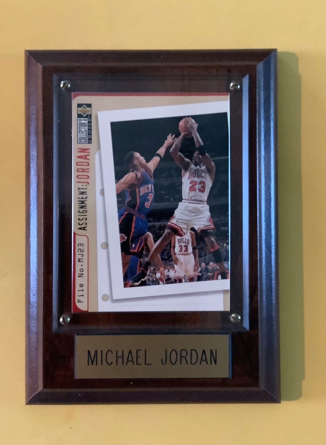 Men's Chicago Bulls #23 Michael Jordan Cream Tunisia