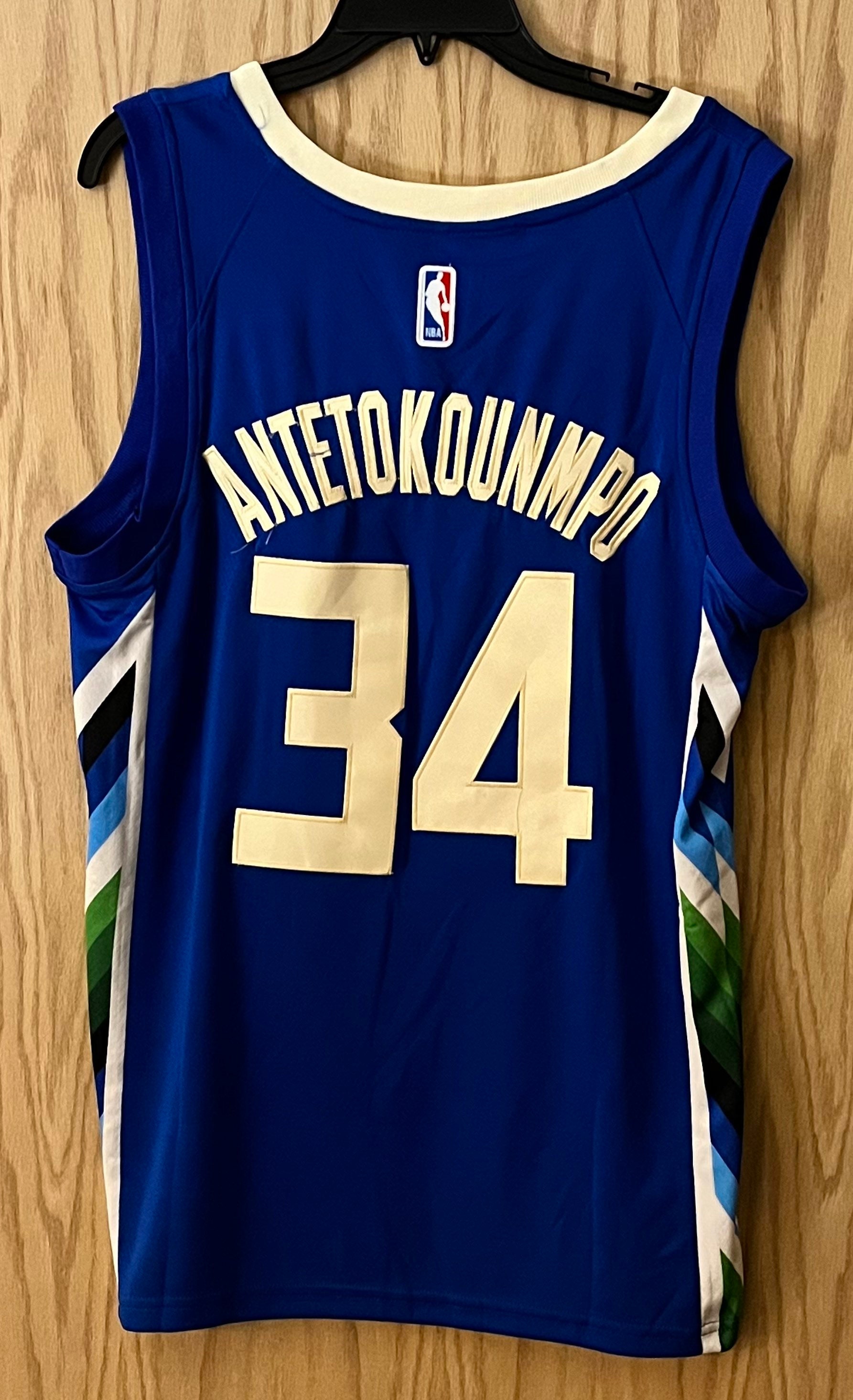 Youth Nike Giannis Antetokounmpo Greece Olympic Swingman Jersey / Large