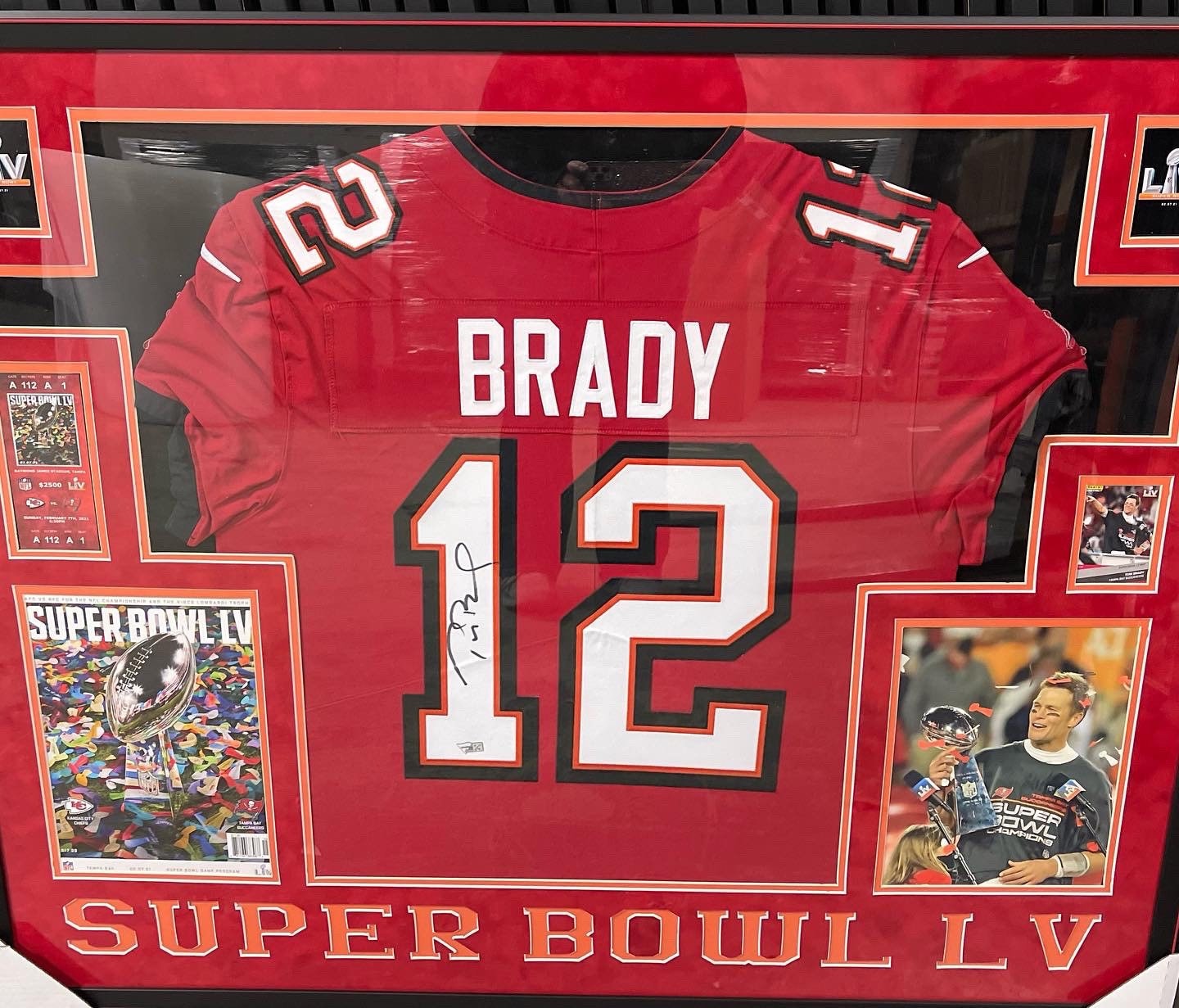 Tom Brady Autographed Jerseys, Signed Tom Brady Inscripted Jerseys