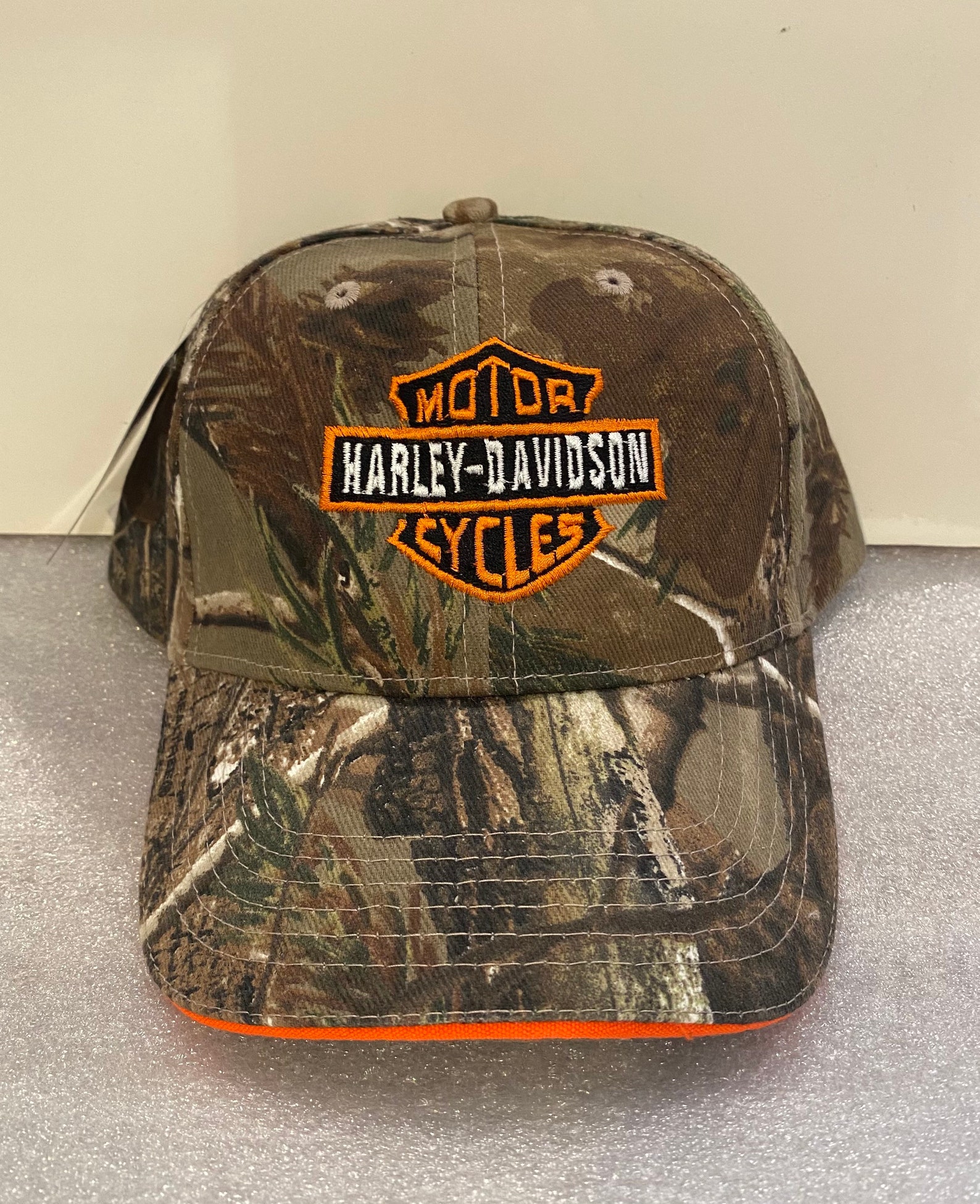 HarleyDavidson Mens Bordado All Camo Baseball Cap FLEX Etsy España