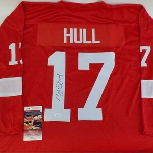 CUSTOM Brett Hull Signed DALLAS STARS Jersey Autograph Auto Beckett COA