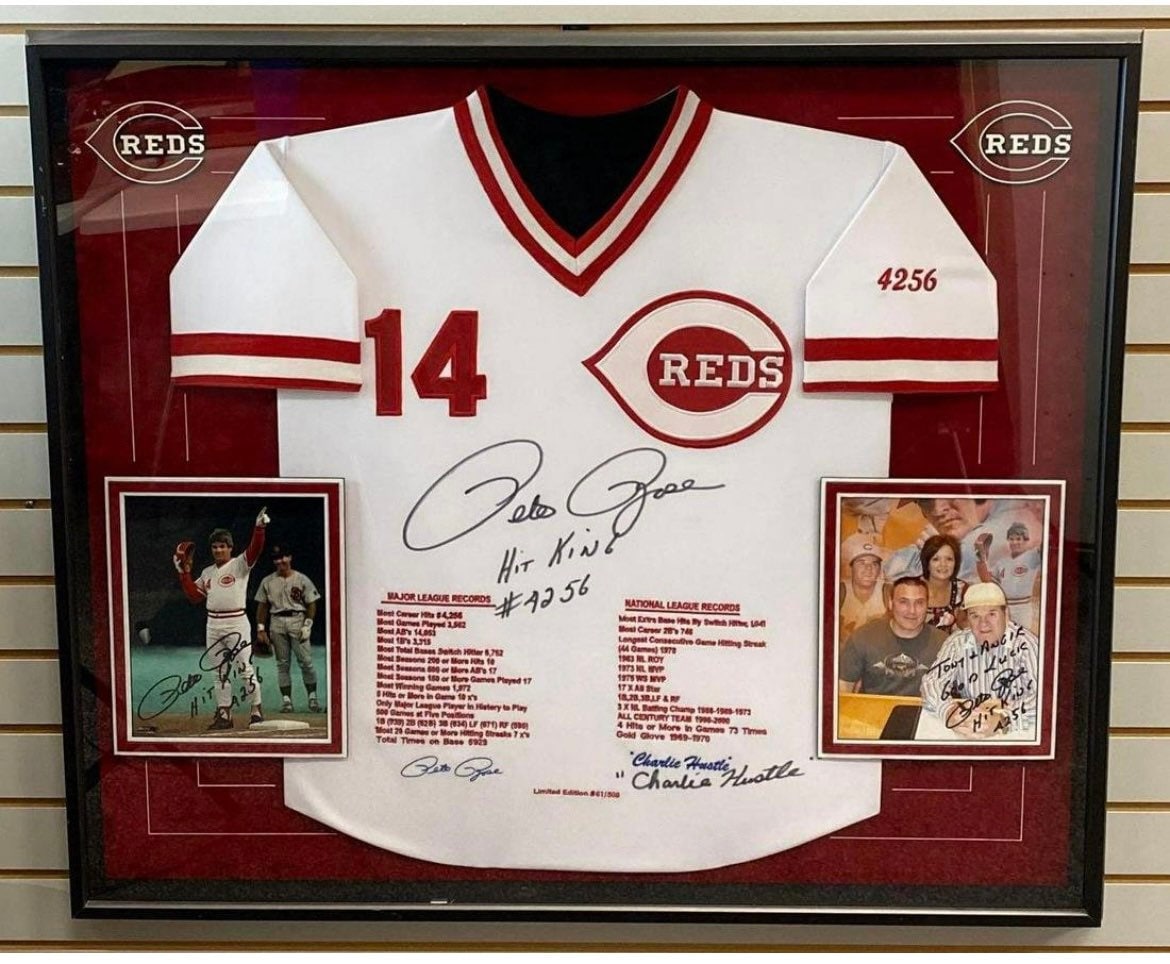 Pete Rose Hit King 4256 Signed Cincinnati Reds Mitchell & Ness Jersey JSA  COA - Autographed MLB Jerseys at 's Sports Collectibles Store