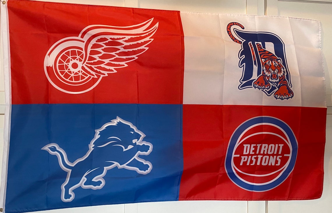 DETROIT Sports Teams 4 LOGO Sports Teams Detroit Tigers, Lions,pistons
