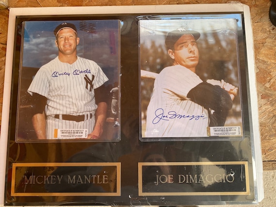 Mickey Mantle & Joe Dimaggio New York Yankees GREATS hofers -  Denmark