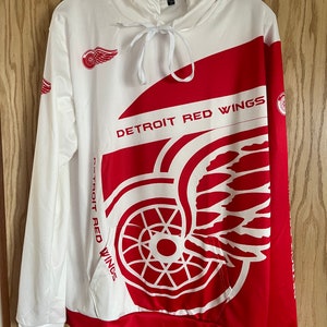 Women's Detroit Red Wings Klew Red Eyelash Ugly Sweater