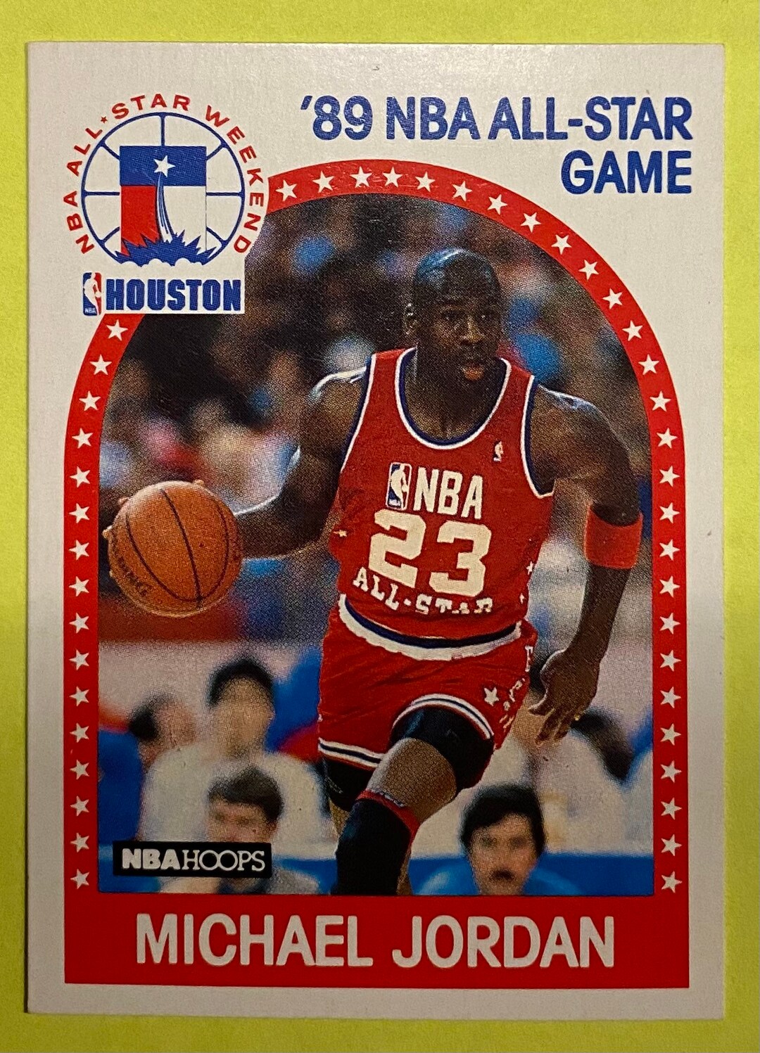 Michael Jordan 23 Chicago Bulls 1989 NBA Hoops All-star - Etsy