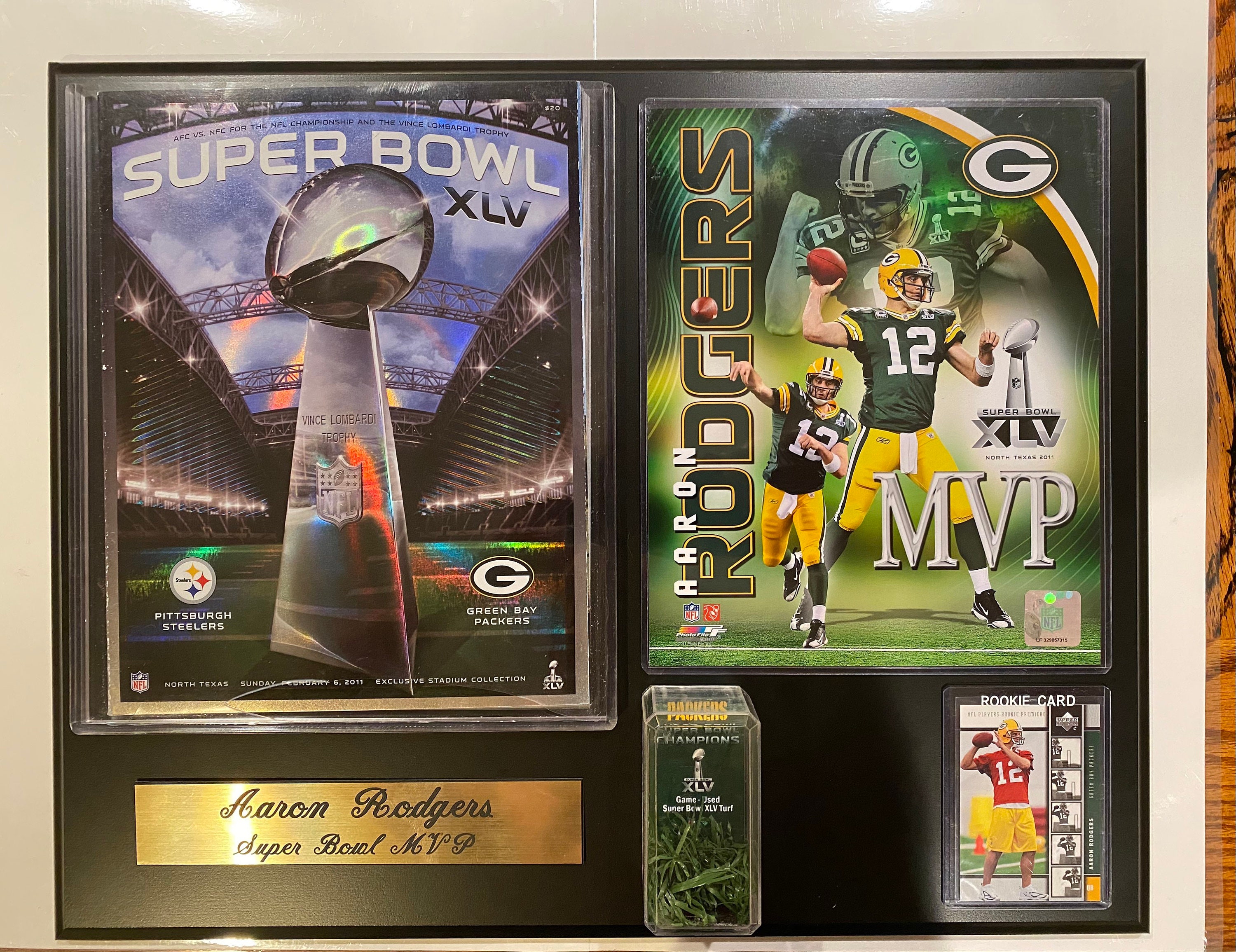Aaron Rodgers 12 Green Bay Packers SUPER BOWL XLV Champions. - Etsy