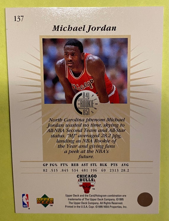 MICHAEL JORDAN - 1995 UPPER DECK BASKETBALL CARD #23 (CHICAGO BULLS) FREE  SHIPPING at 's Sports Collectibles Store