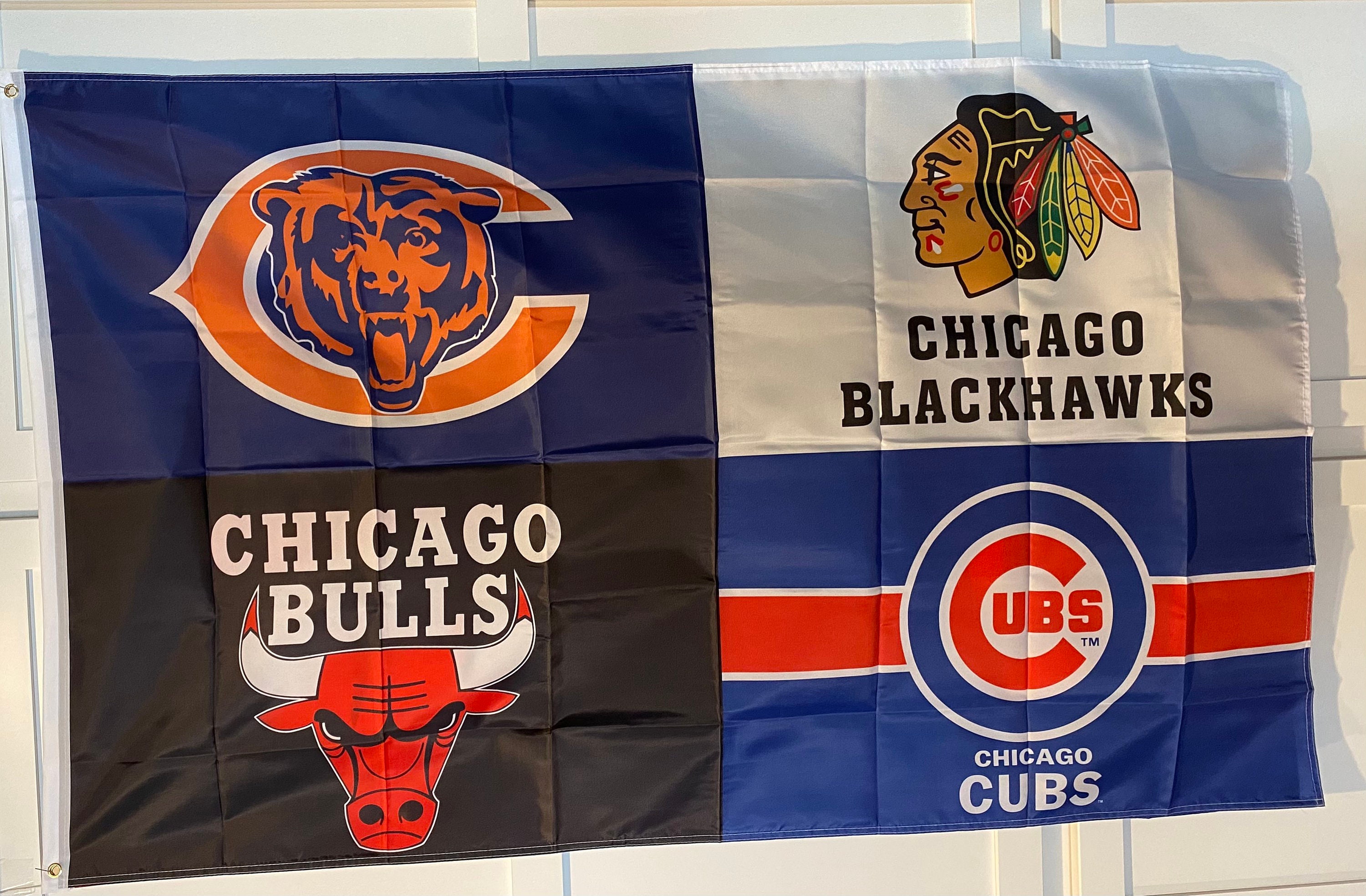 Chicago CubsBears Bulls Blackhawks 4 LOGO Sports Teams Etsy