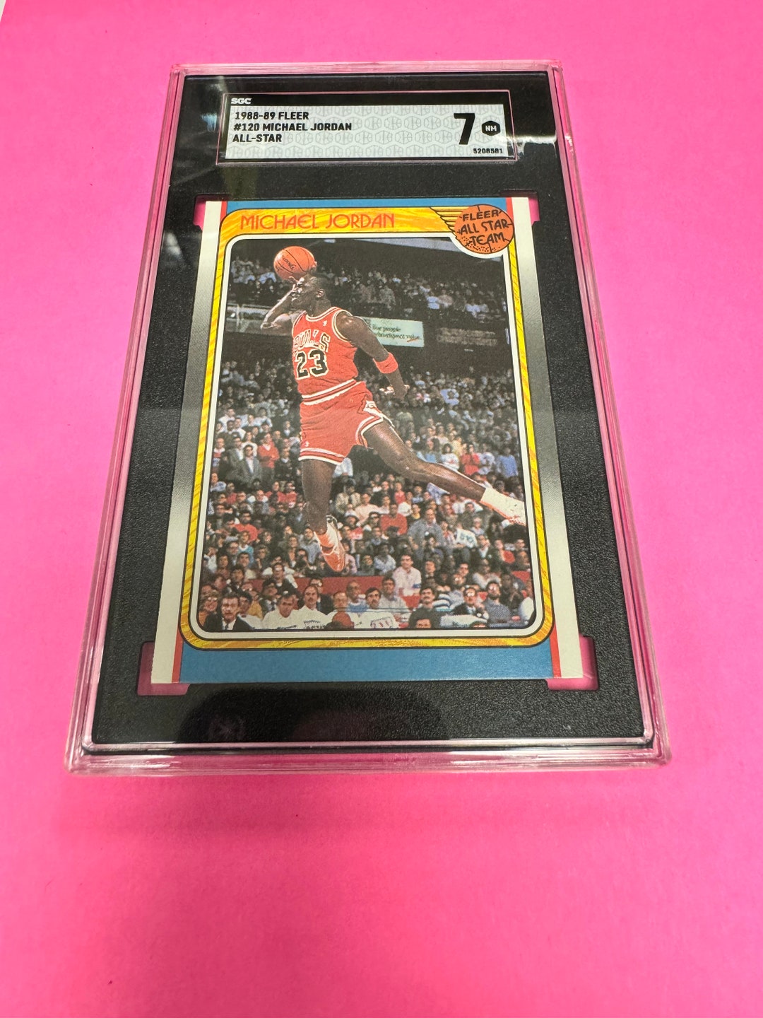 michael jordan fleer all star team card 1988