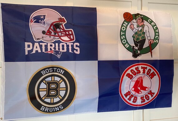 New England Patriots Boston Celtics Red Sox Bruins Flag 3x5 ft Banner US Shipper New England Patriots Boston Celtics Red Sox Bruins Flag 3x5 ft Banner US Shipper