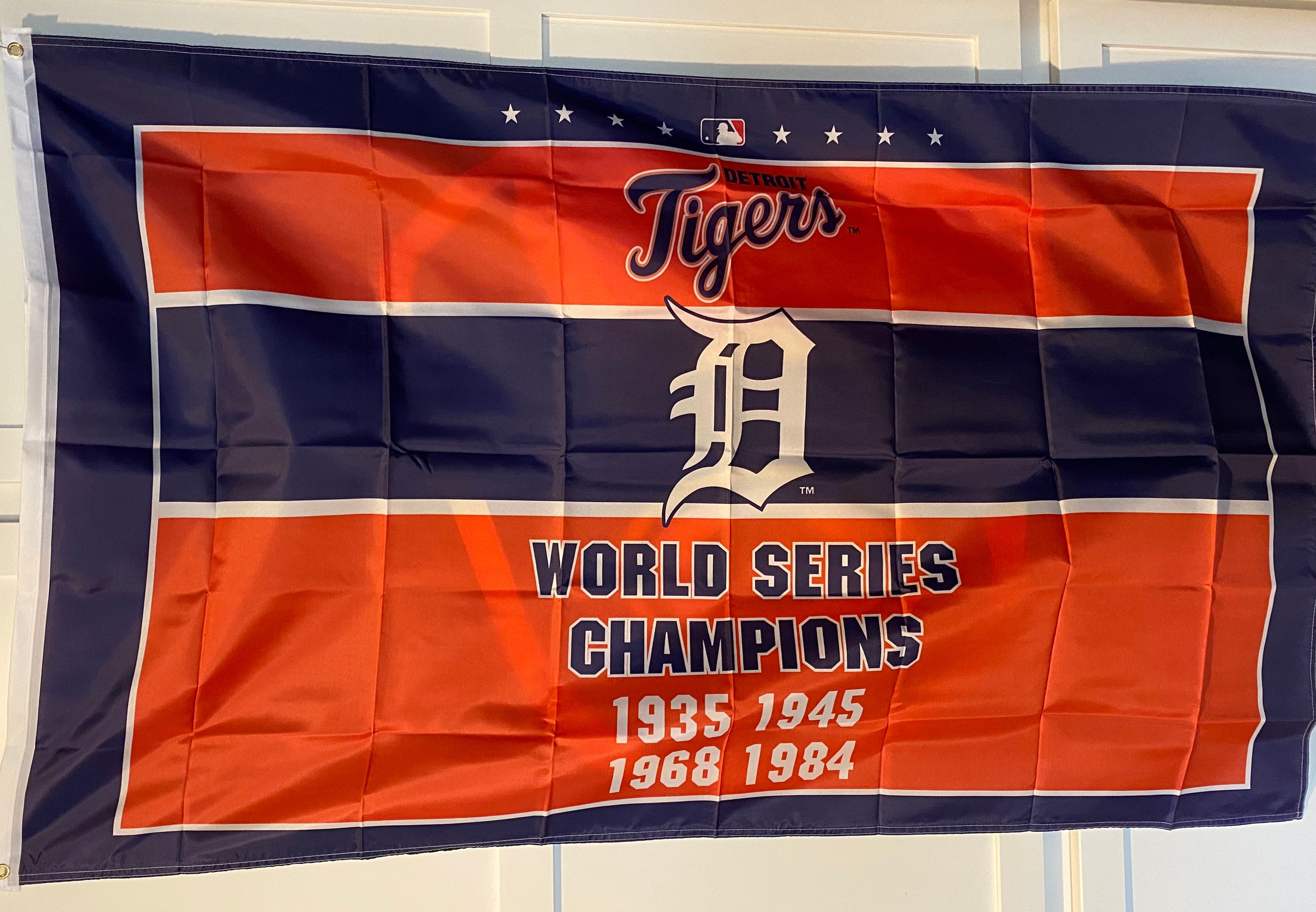Detroit Tigers WORLD SERIES Championships Seasons 3x5 Flag Etsy
