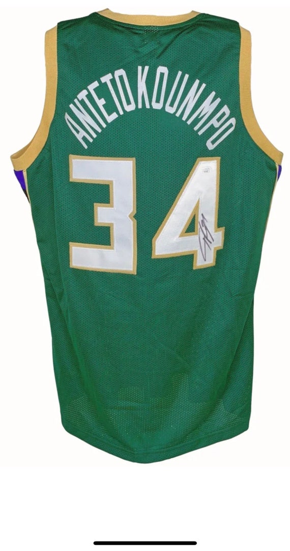 Giannis Antetokounmpo Milwaukee Bucks Autographed Practice-Used