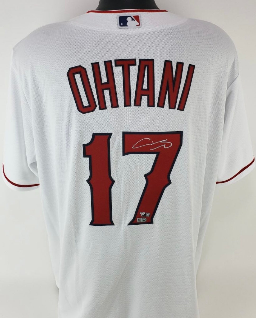 Shohei Ohtani #17 Japanese Los Angeles Angels Red Baseball Jersey XL