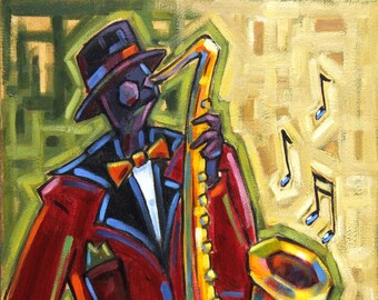 Saxman Art Print