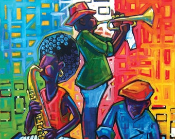 Jazz Trio Art Print