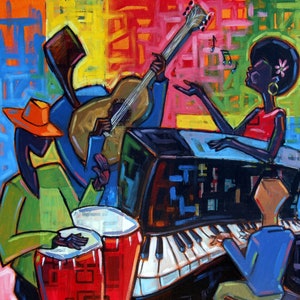 Jazz Quartet I Art Print