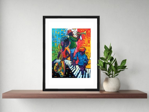 Jazz Trio Art Print - Etsy