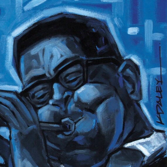 DIZZY GILLESPIE JAZZ — PALETTE KNIFE Oil Painting On Canvas