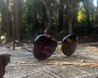 Vintage 1970’s / 1980’s Blackberry ‘Frame Malta’ Art Deco Style Aviator Eyeglasses