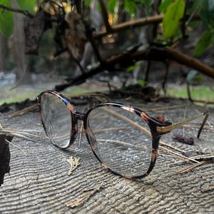 Vintage 1980’s Round Tortoise JHCollectibles Eyeglass Frames