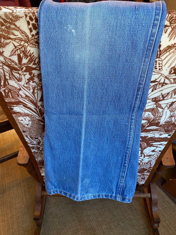 Vintage Jeans Plain Pockets High Rise Bootcut 30 … - image 7