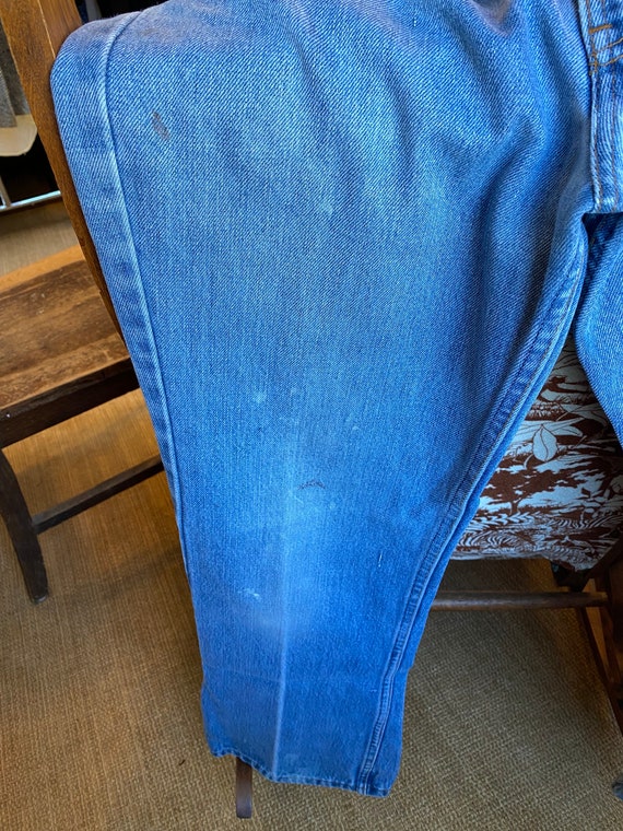 Vintage Jeans Plain Pockets High Rise Bootcut 30 … - image 6