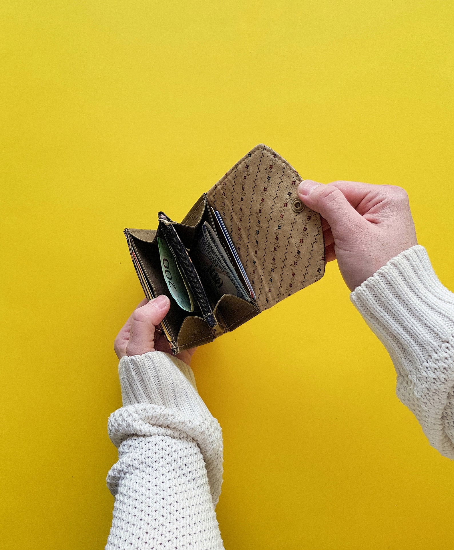 Small womens wallet Vegan wallet women Rabbit purse Fabric Etsy