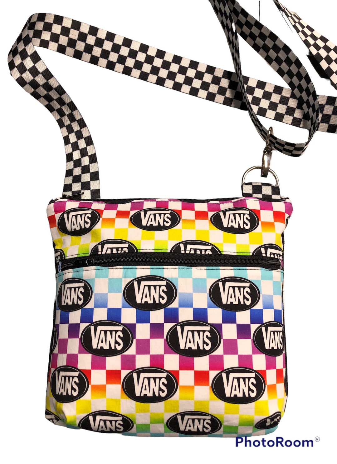 Vans Crossbody Bag Multi Color With Black and White Checkered Etsy