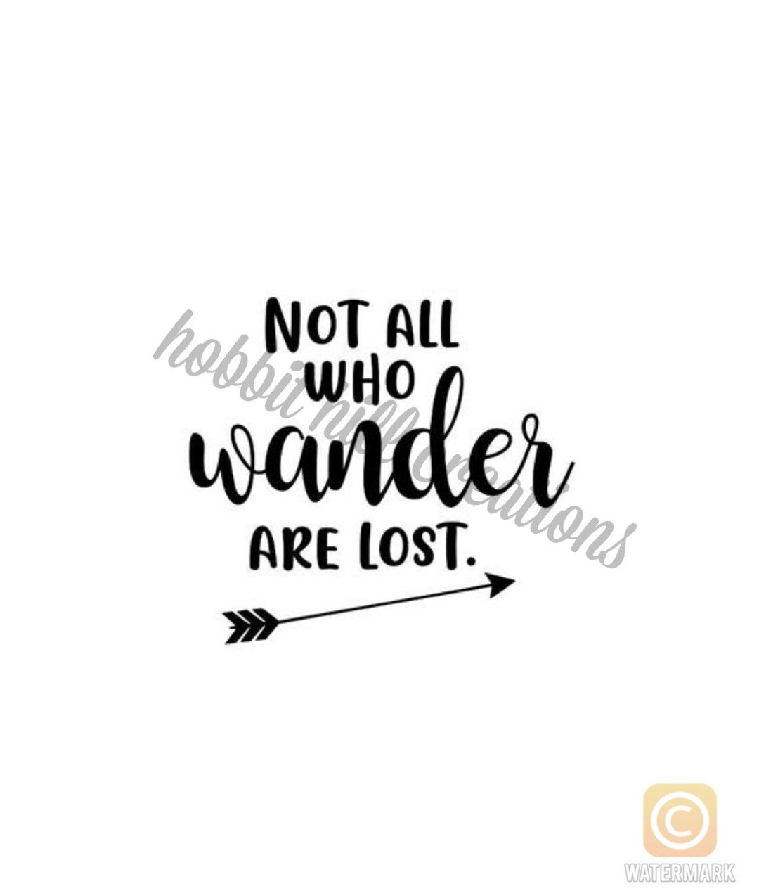 Not All Who Wander Are Lost SVG - Etsy