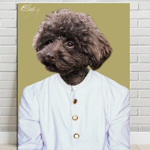 Custom Dog Portrait - Classic Chef Pet Portrait - Dog Chef Portrait - Funny Pet Portrait - Animal Chef Portrait - Pet Gifts