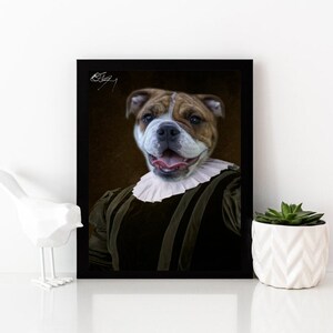Classic Pet Portrait - Renaissance Pet Portrait- Royal Pet Portrait - Custom Dog Portrait- Funny Pet Portrait - Pet Gifts