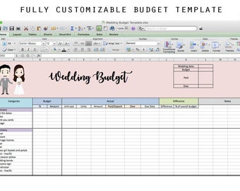 Wedding Expenses Tracker - Etsy