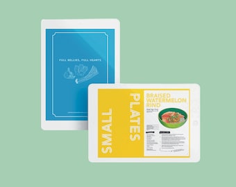 Full Bellies, Full Hearts Cookbook | Digital Download | Asian American Cooking | Food Illustration