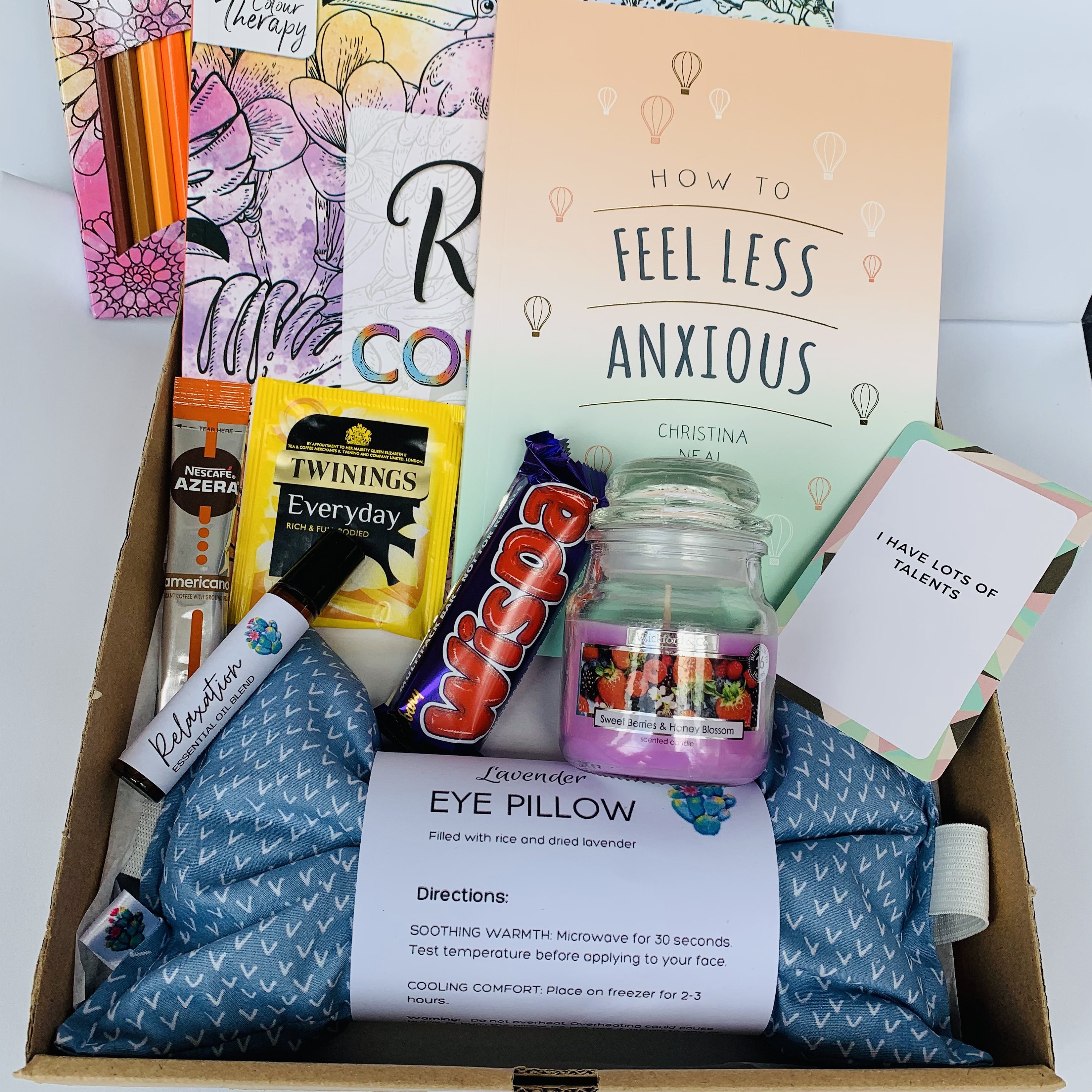 SelfCare Box Care Package How To Feel Less Anxious Etsy