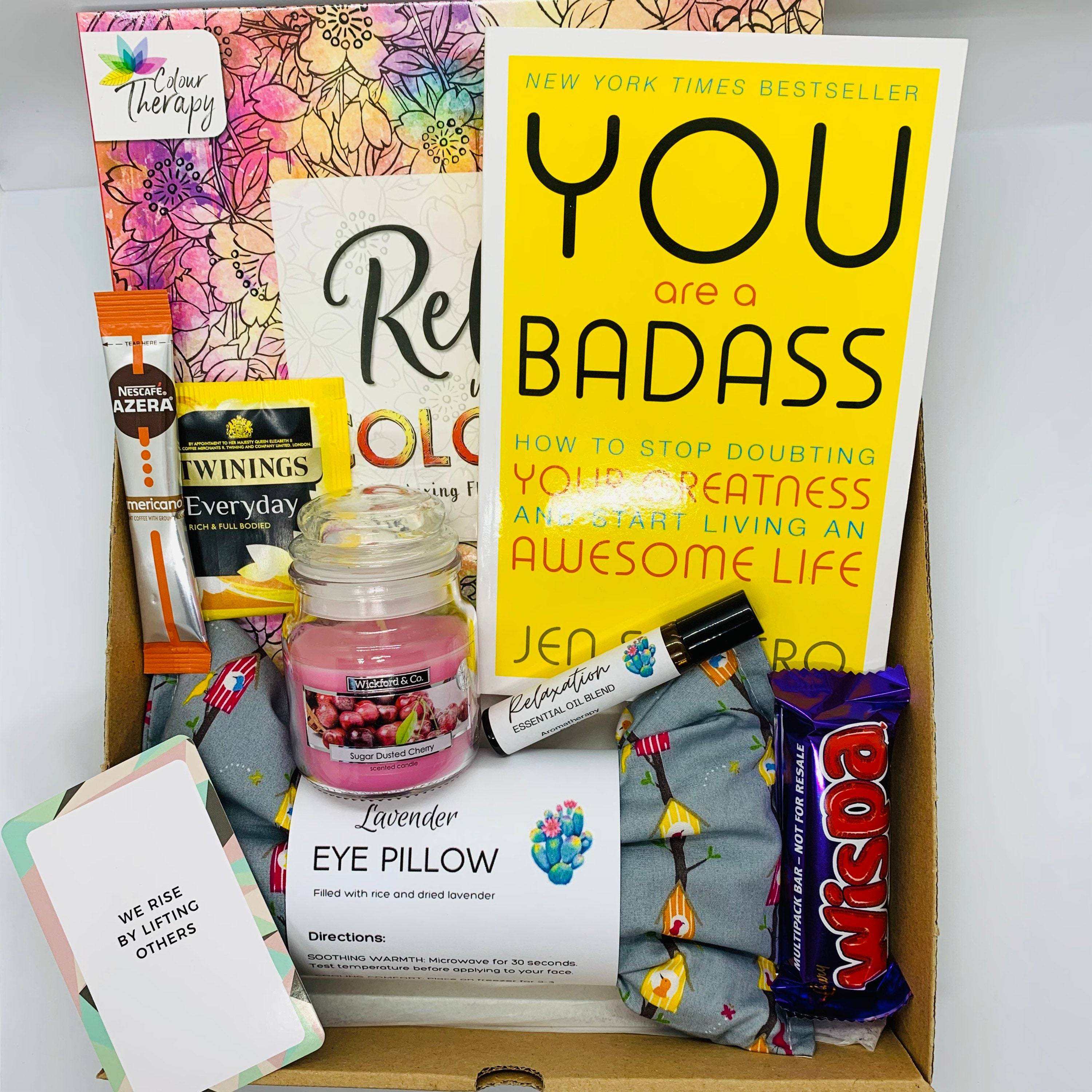 SelfCare Box Care Package You are a Badass Book Gift Etsy