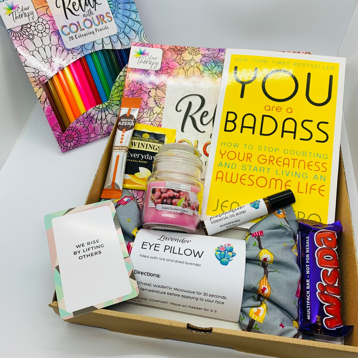 Selfcare Box Care Package You Are a Badass Book Gift Etsy UK