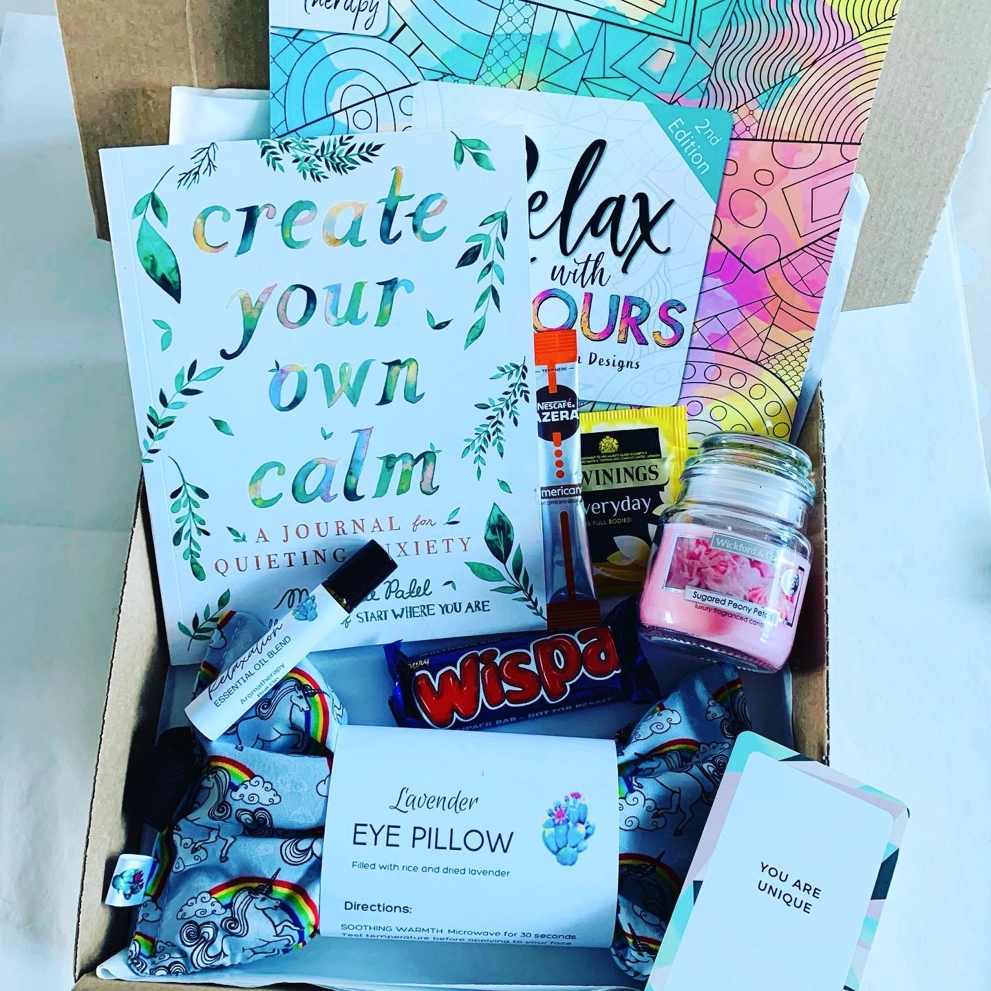 SelfCare Box Care Package Create Your Own Calm Calmness Etsy
