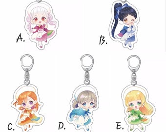 Love Live Superstar!! Liella Acrylic Keychain, School Idol Project Acrylic double sided keychain, Kawaii cute Chisato Ren Keke Kanon Sumire