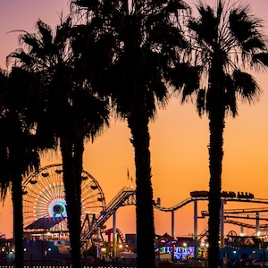 Santa Monica Sunset  (Instant Digital Download)