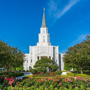 Houston, Texas LDS Temple (Hi-RES Digital Download)