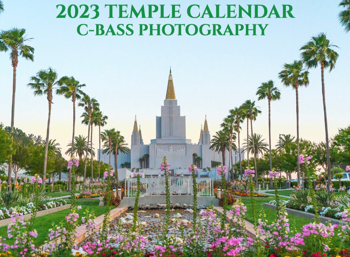 2023 Latter-Day Saint Temple Calendar - Etsy