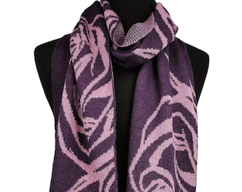 Rose pattern scarf