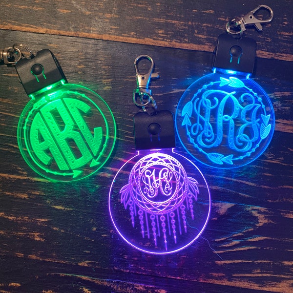 Light up Keychain Etsy
