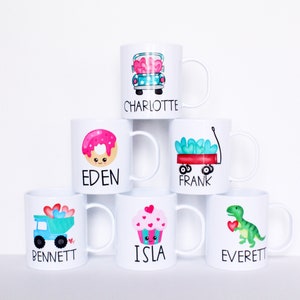Personalized Coffee Mug, Valentine Coffee Mug, Kid&#39;s Valentine&#39;s Day Gift, Children&#39;s Valentine Gift, Boy Valentine, Girl Valentine