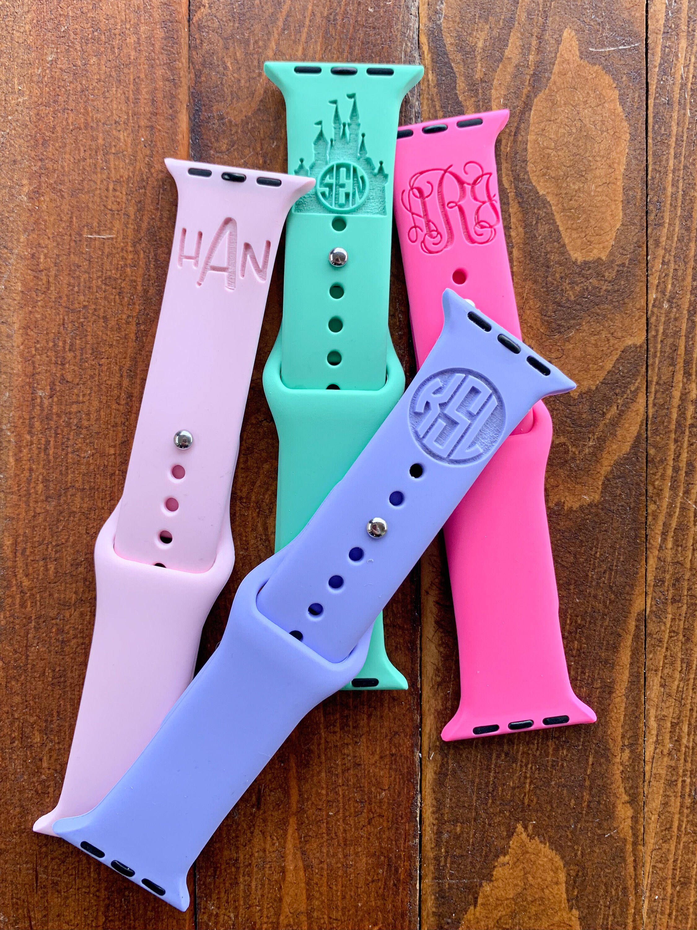 Pink Monogram Luxury Watch Band – MikesTreasuresCrafts